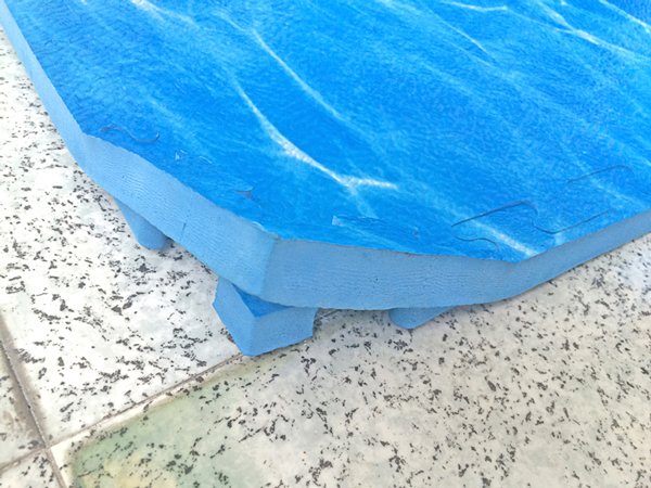 Ripple Pattern The high quality eco-friendly taekwondo mat/Premium Sticky Mat for fitness center/colorful gym matting