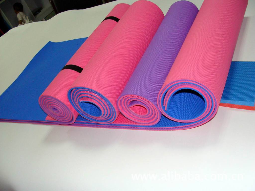 EVA Comfortable Pilates Mats/Microfiber rubber yoga mats/Premium Sticky Mat for lose weight and body building