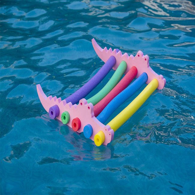 Crocodile swimming noodles