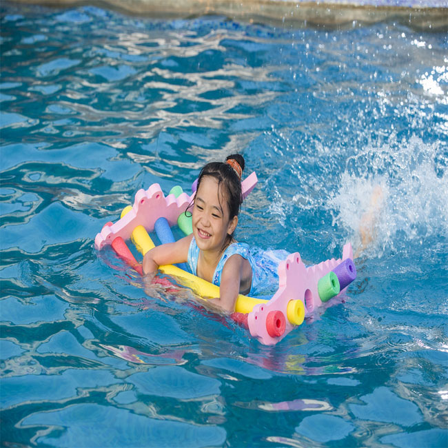 Crocodile swimming noodles